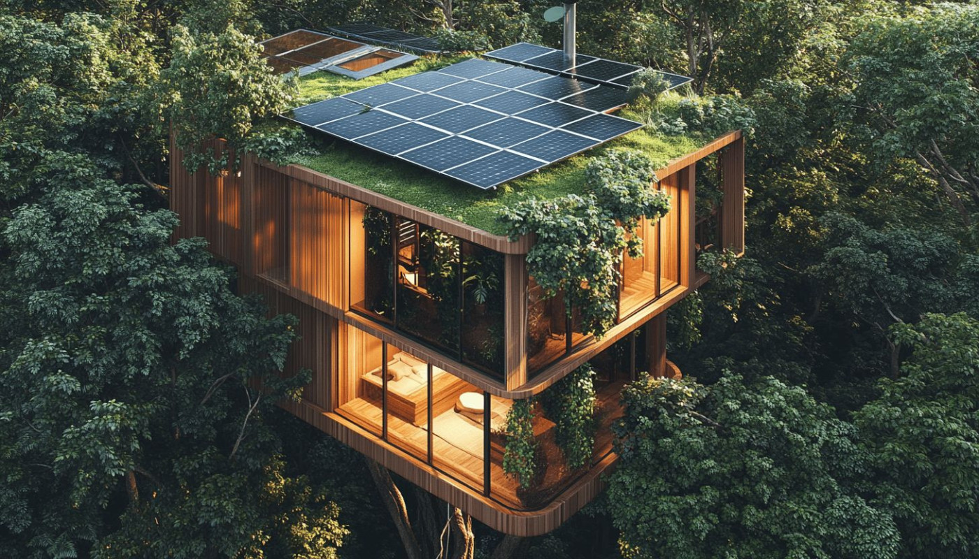 Évasion en hauteurs : innovations écologiques pour hébergements insolites